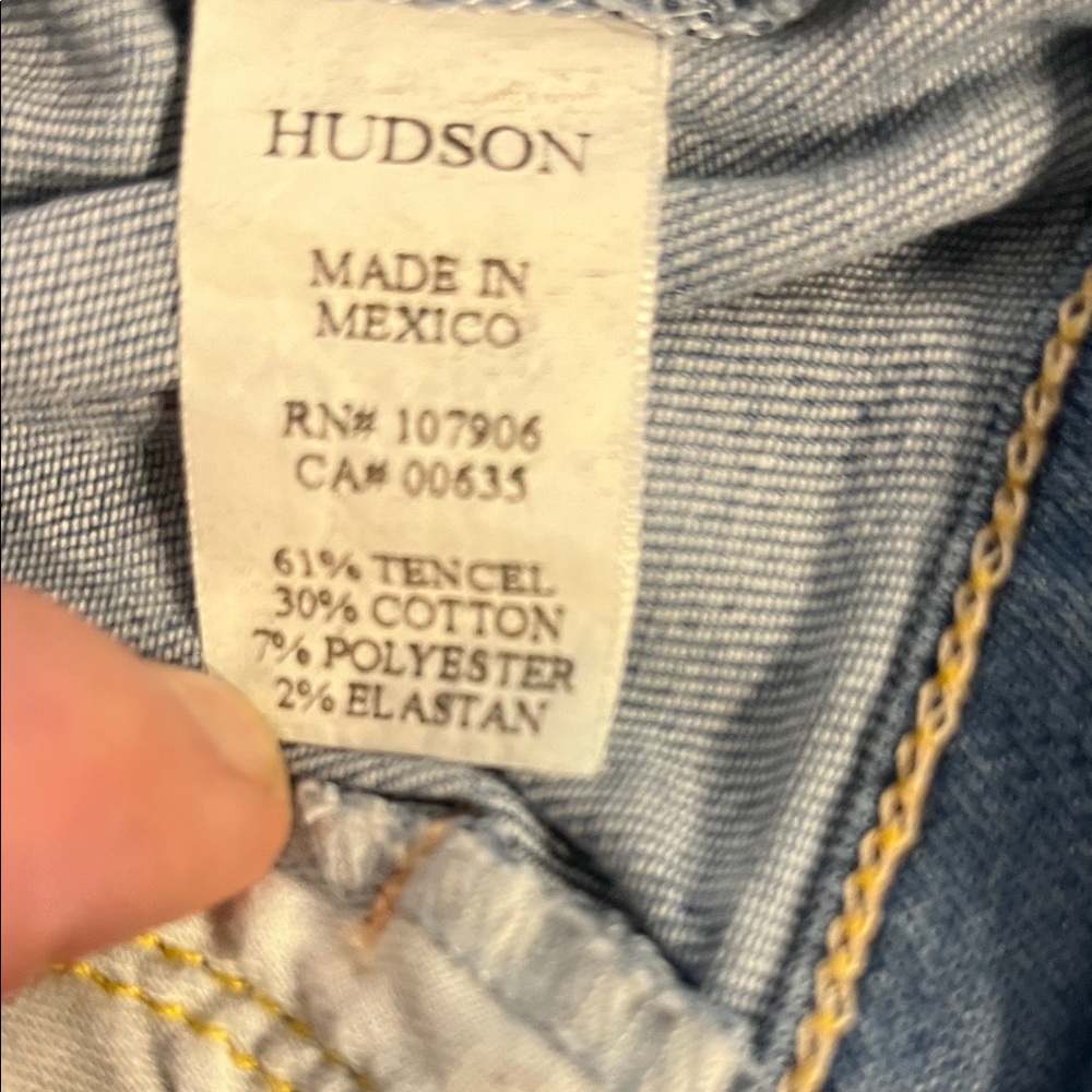Hudson Jeans Women's Denim Blue Skinny Jeans - Picture 12 of 12
